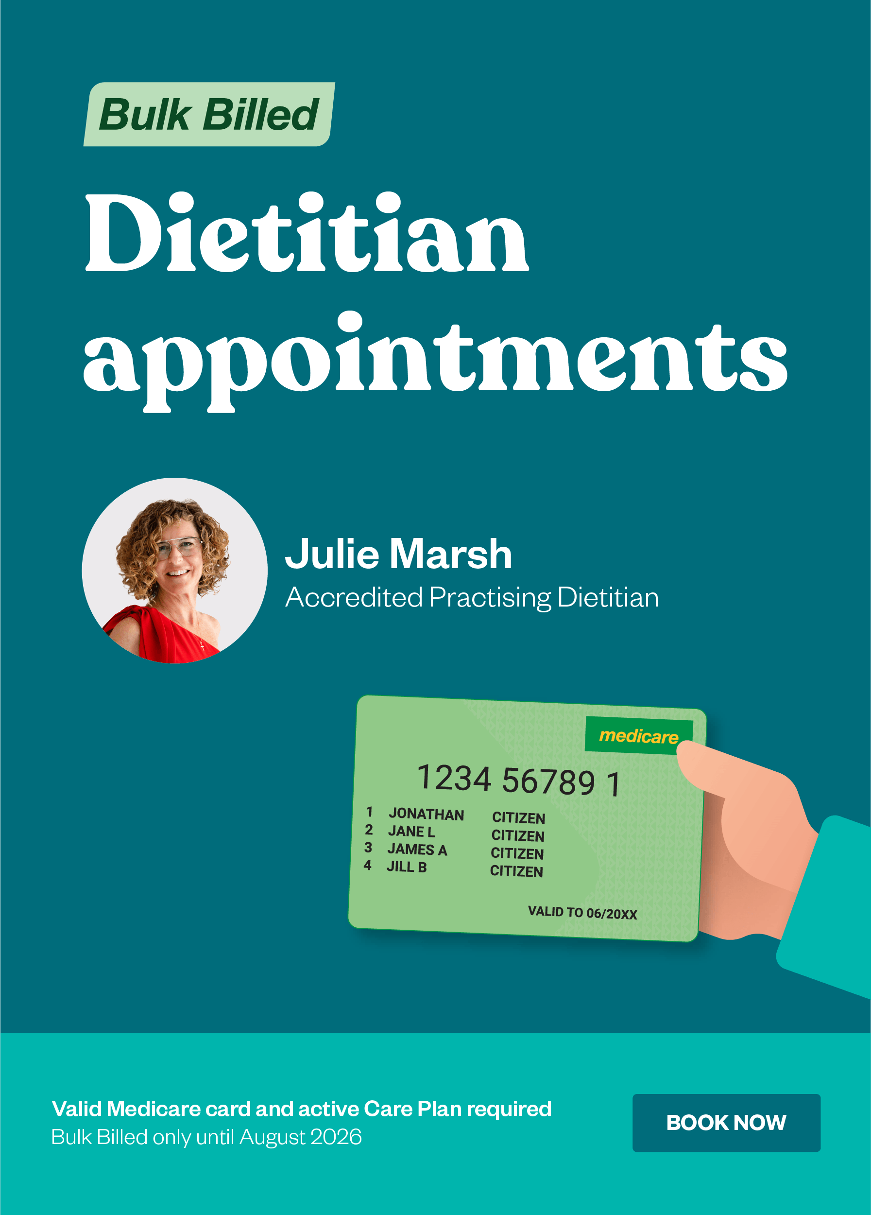 Dietitian Julie Therese Marsh